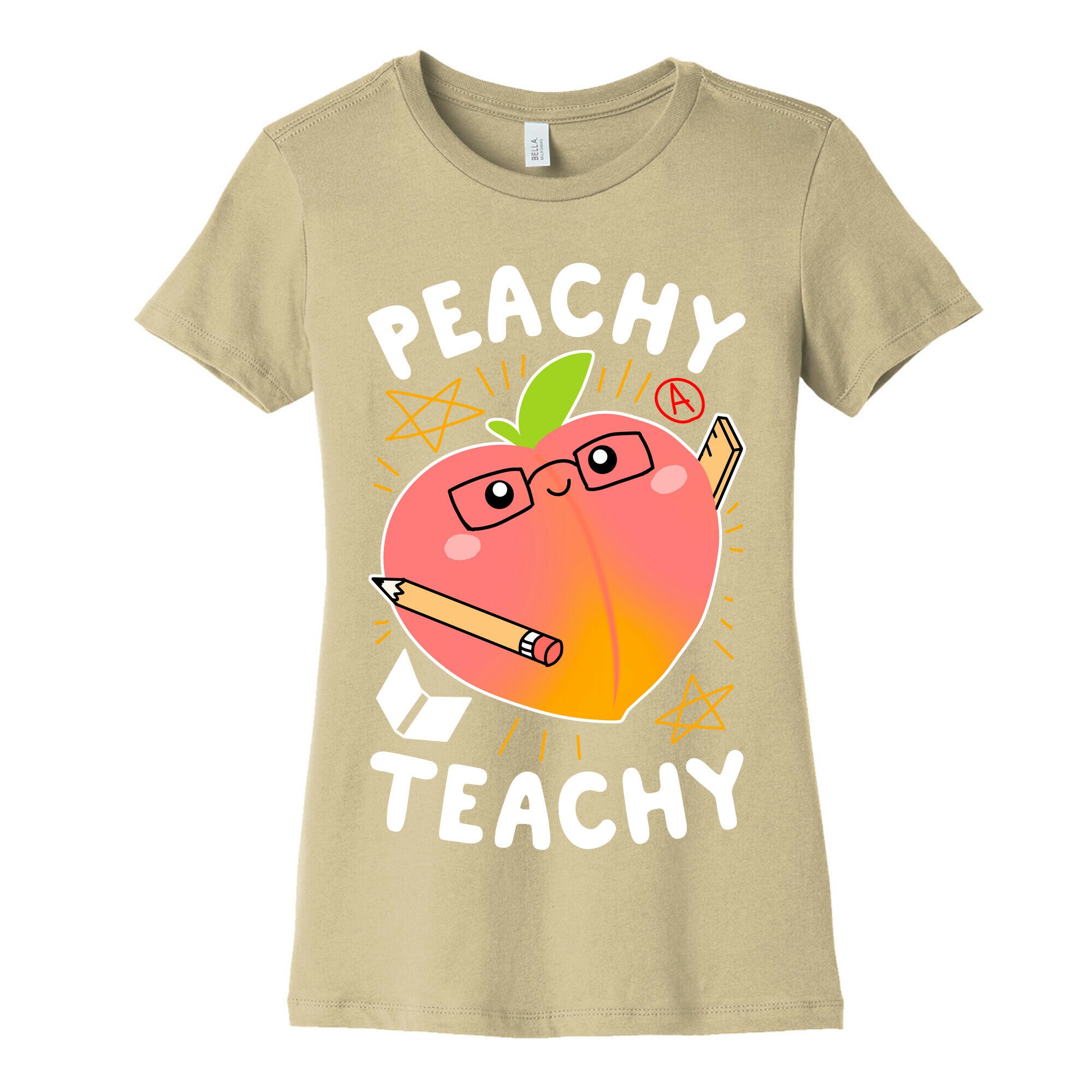 Peachy Teachy Women's Cotton Tee